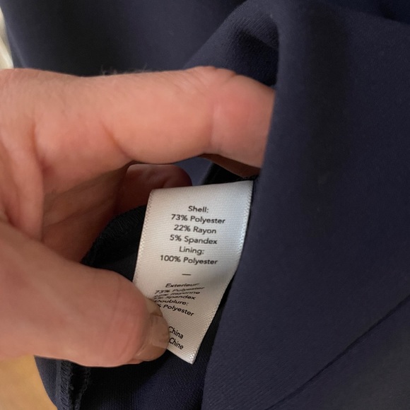 LIKELY, Navy off the shoulder dress, size 6 - Picture 10 of 10